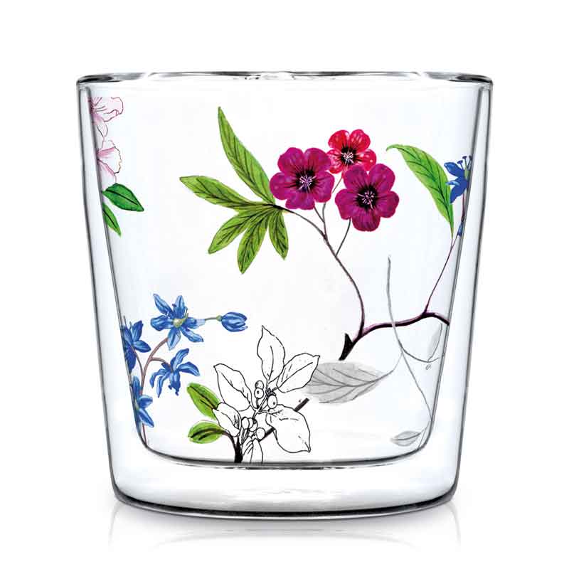 Flower Power - Double wall Trend Glas von PPD