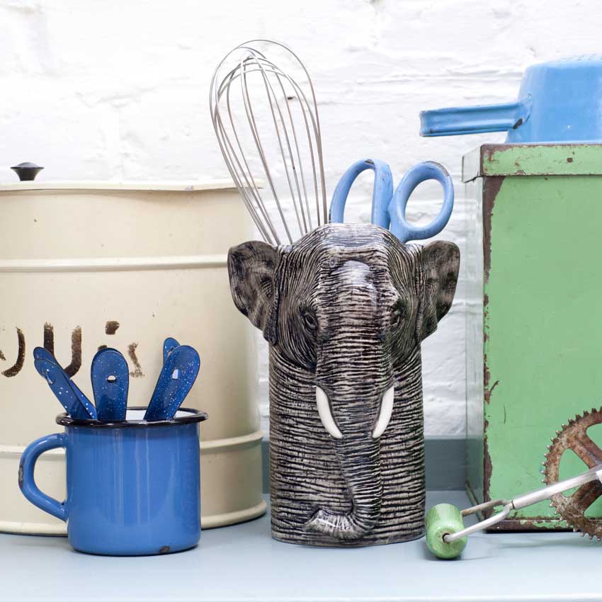 Utensilien Pot "Elefant" - von Quail Ceramics 