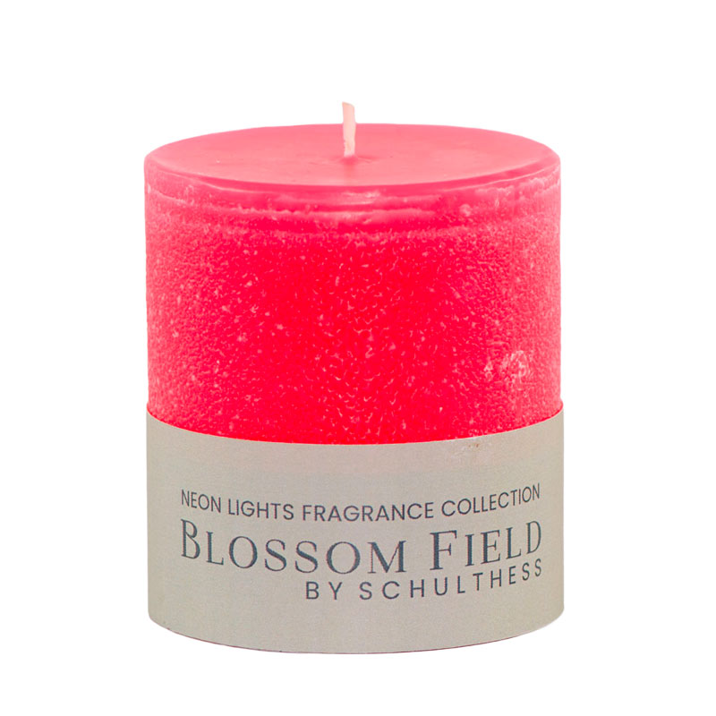 Schulthess Neon Kerzen - Duft Blossom Field