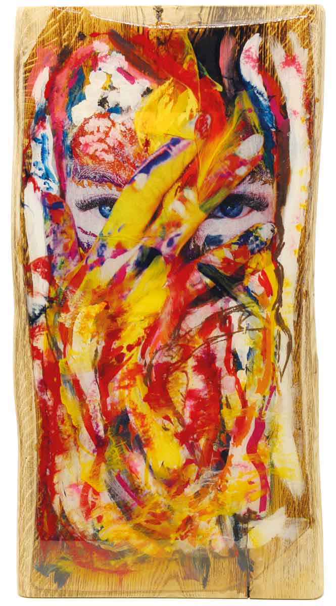 Werktitel - Magic Woman colour - Resin Art by Robert Nemetz-Walzel