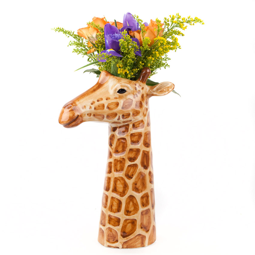 Quail Ceramics - die große Giraffe Blumenvase