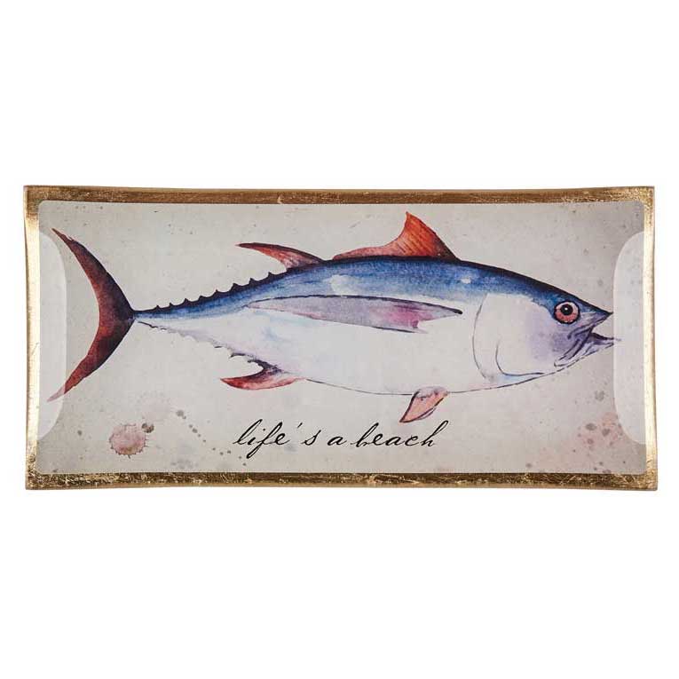 Love Plates - Glasteller "Life's a beach" von Gift Company