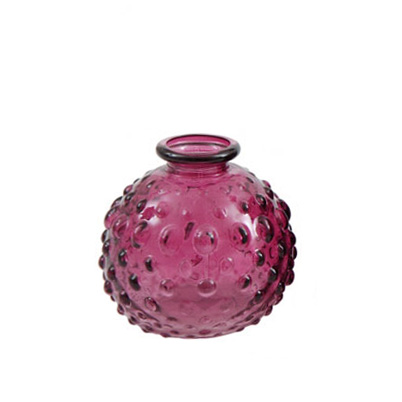 Mini Vase "Spot" - Farbe Beere - von Miljögarden