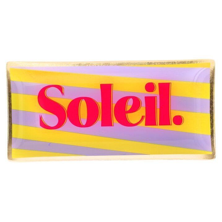 Love Plates - Glasteller "Soleil." von Gift Company