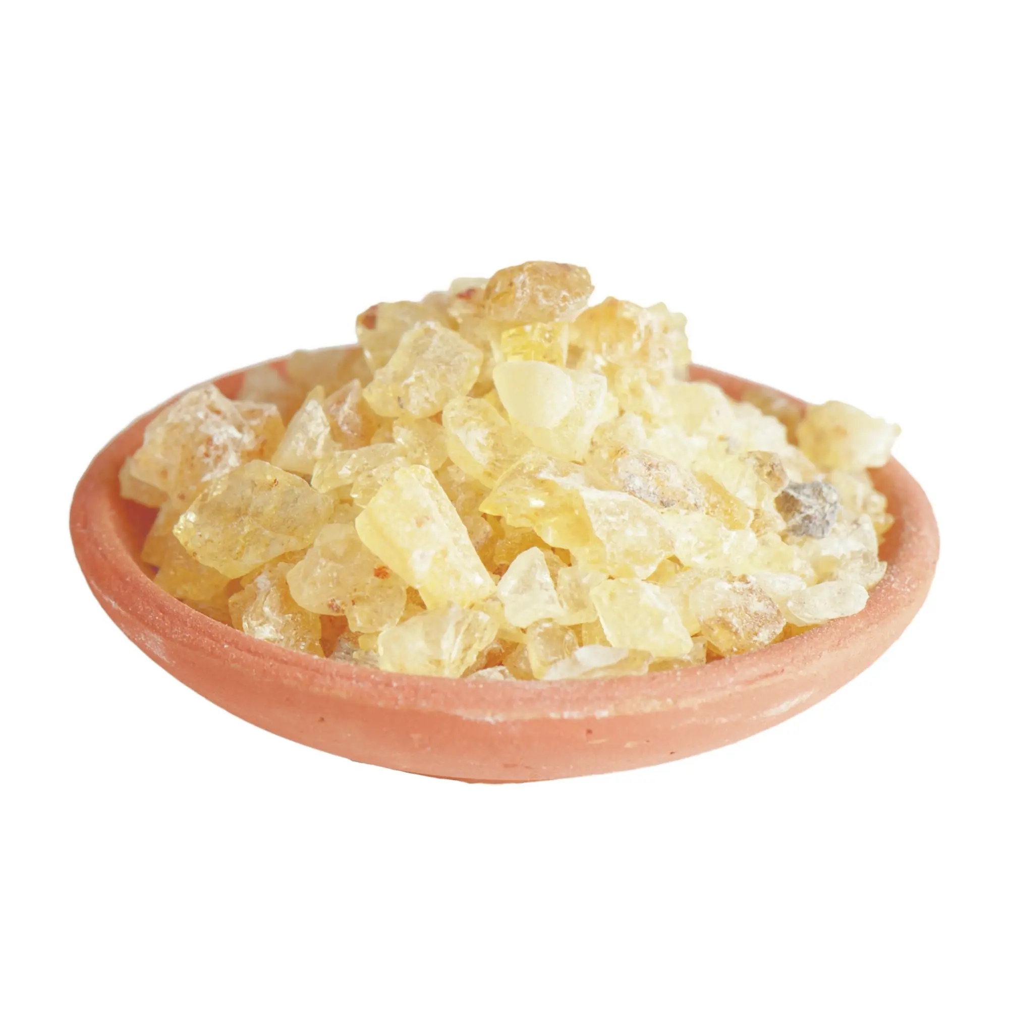 Copal Manila hell von Berk – naturreines, helles Räucherharz in einer Tonschale für Reinigung, Meditation und kreative Rituale