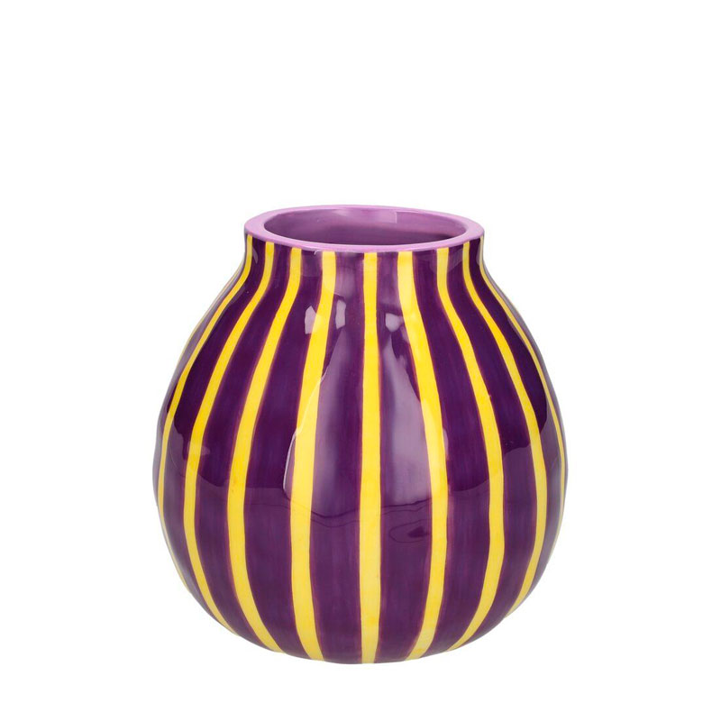Blumenvase "Artisan" violett / gelb von Gift Company