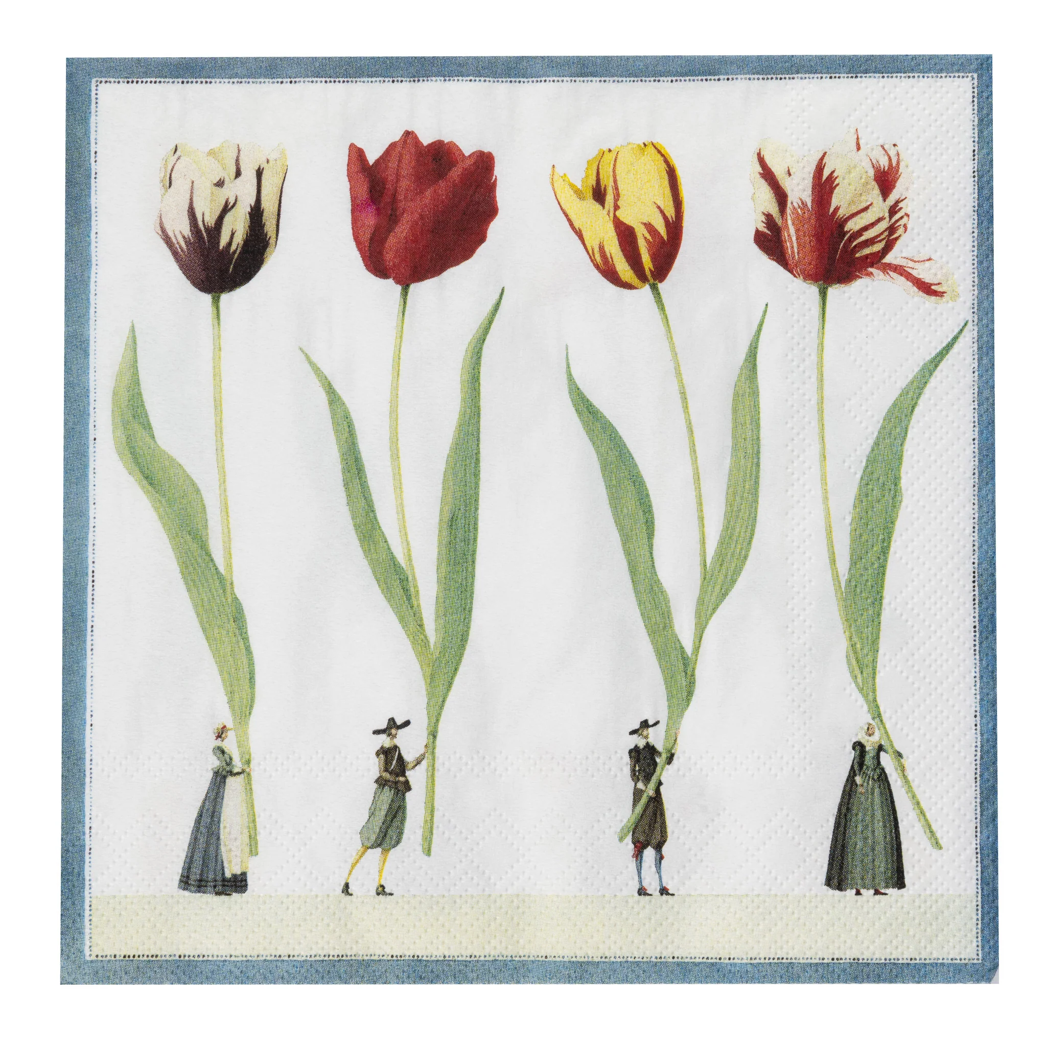 TULIP PARADE - große Papierservietten von Laura Stoddart