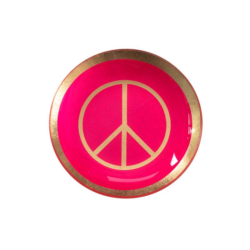 Peace Glasteller – Love Plates von Gift Company
