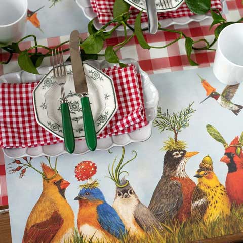 Placemats - Papier Tischsets "ANGIE'S PARTY" von Hester & Cook 