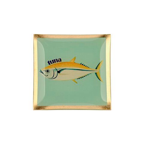 Love Plates - Glasteller "Thunfisch mint" von Gift Company