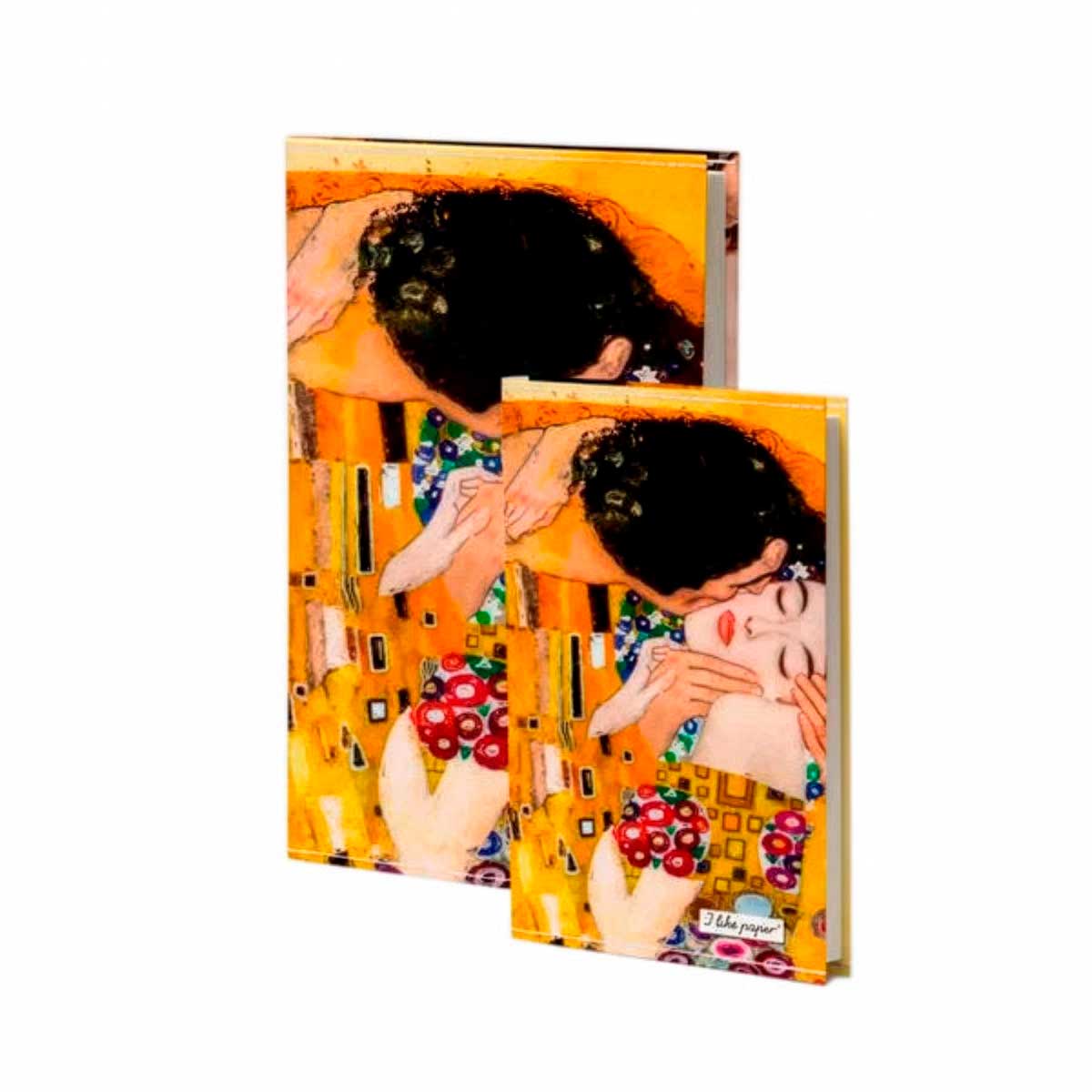 Notizbuch / Notebook "THE KISS, Format DIN A5 von I like Paper