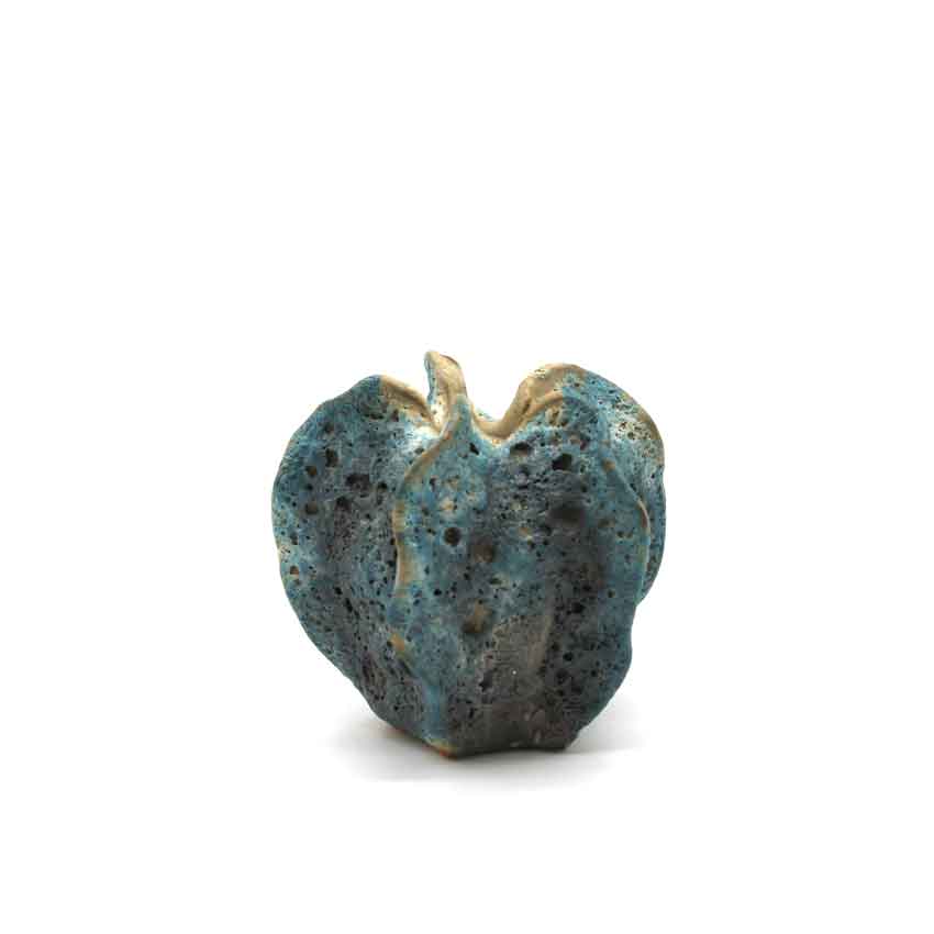 Mini Vase "Lufa Meerblau" - von Floral Trading