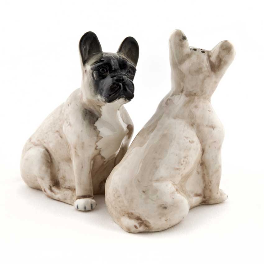 French Bulldog fawn - die Salz und Pfeffer Streuer von Quail Ceramics 