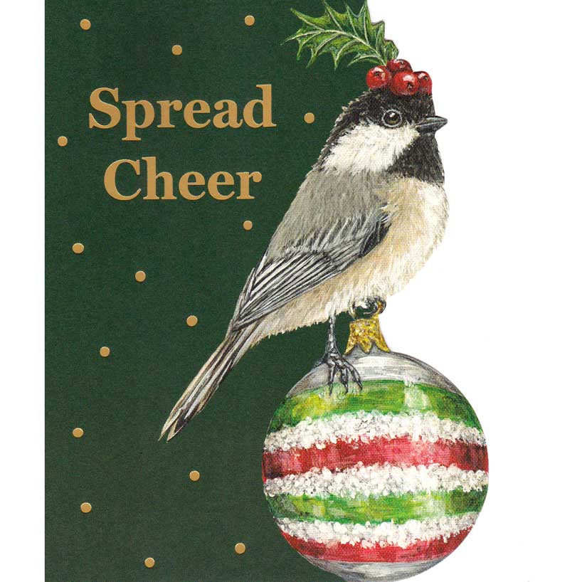 Weihnachts Grußkarte "SPREAD CHEER" von Hester & Cook 