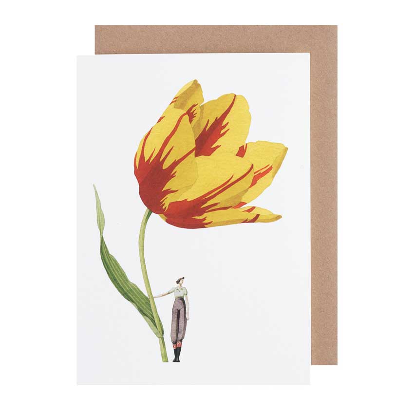 Grußkarte "TULIP" von Laura Stoddart 