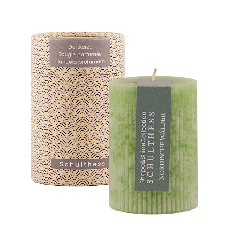 Nordische Wälder - die Shape & Shine Collection von Schulthess Duftkerzen