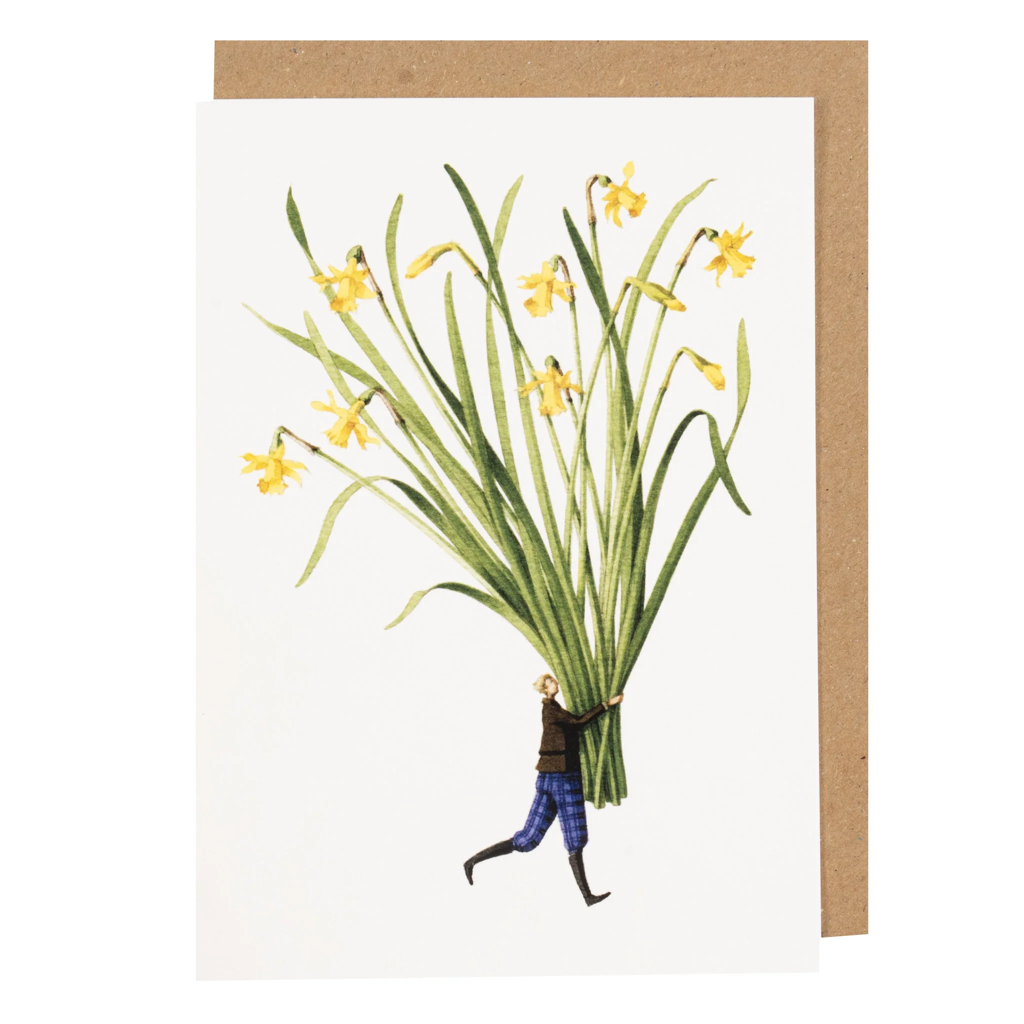 Grußkarte "SPRING FLOWERS – TÊTE À TÊTE" von Laura Stoddart