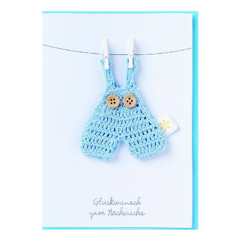 Baby Welcome Card "Glückwunsch zum Nachwuchs" - Papeterie von Räder