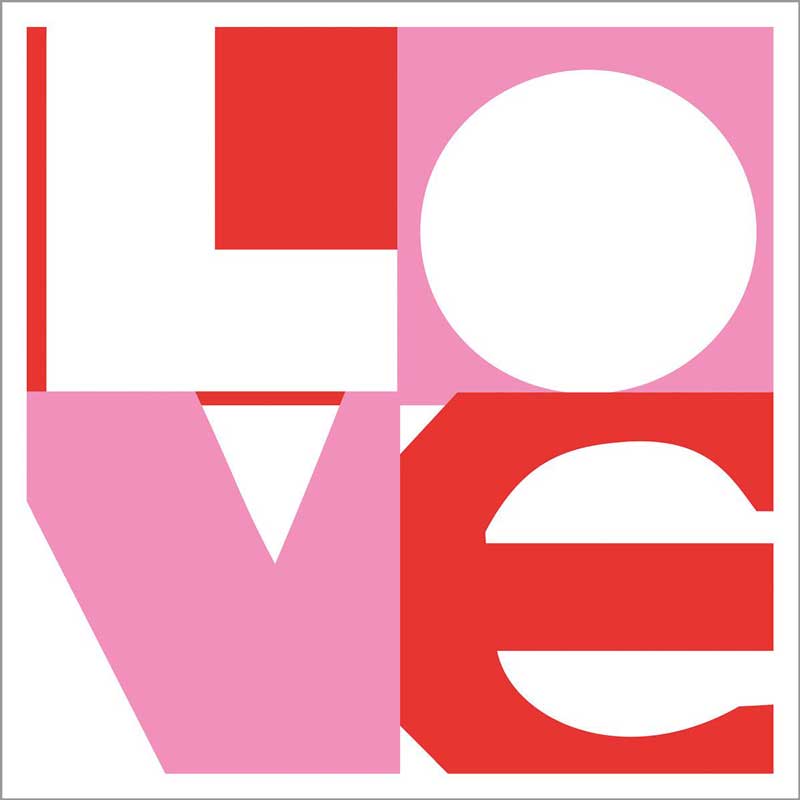 "Love Graphic", große Papierservietten von PPD