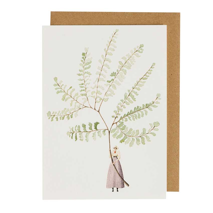 Grußkarte "FERN 2" von Laura Stoddart 