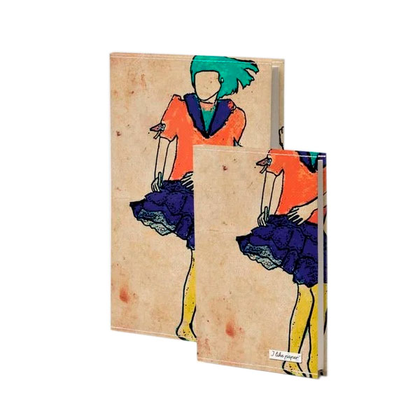 Notizbuch / Notebook "DANCING", Format DIN A5 von I like Paper