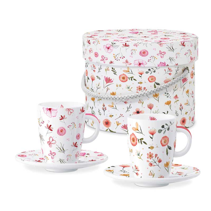 "Oh Happy Day" - 2er Espresso Tassen Set von PPD