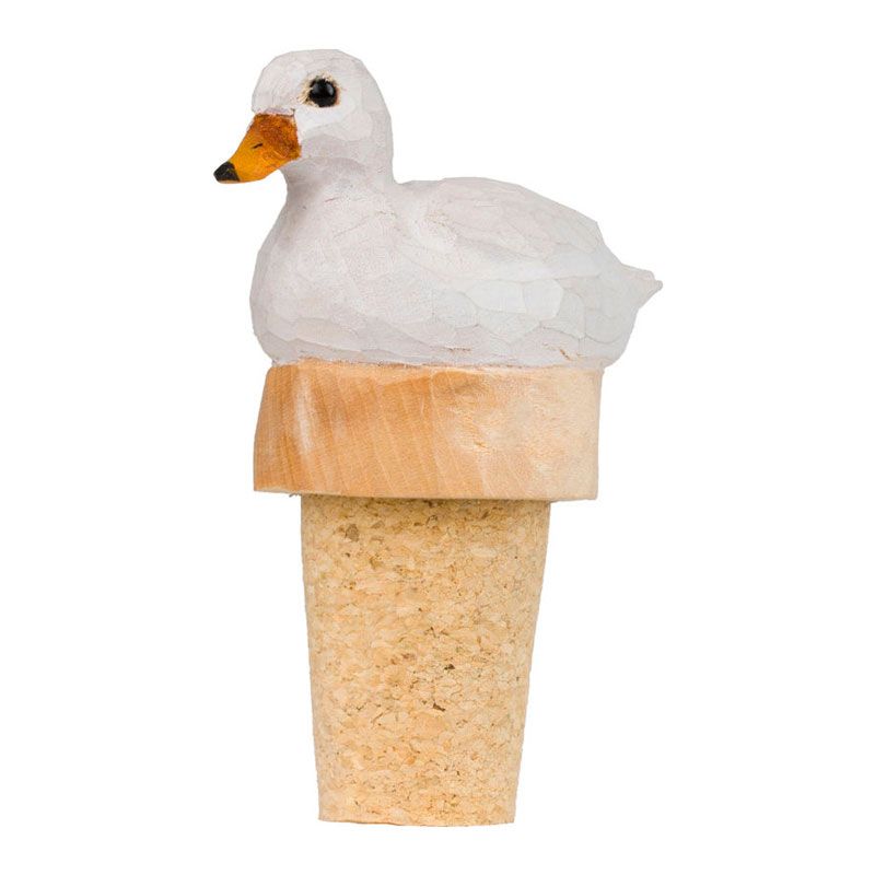 Flaschenverschluß Ente - Handwerkskunst von Wildlife Garden