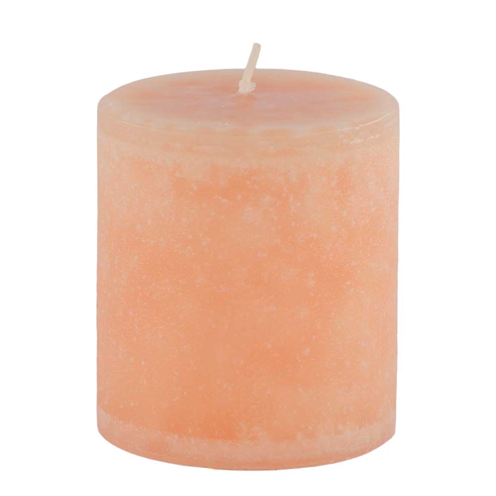 Schulthess Stumpenkerze ohne Duft - Farbe Peach cashmere