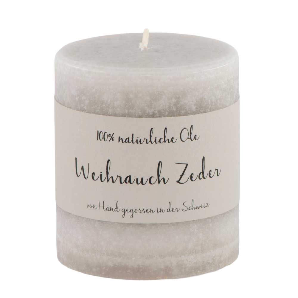 Weihrauch / Zeder - Schulthess Duftkerze mit 100% natürlichen Ölen