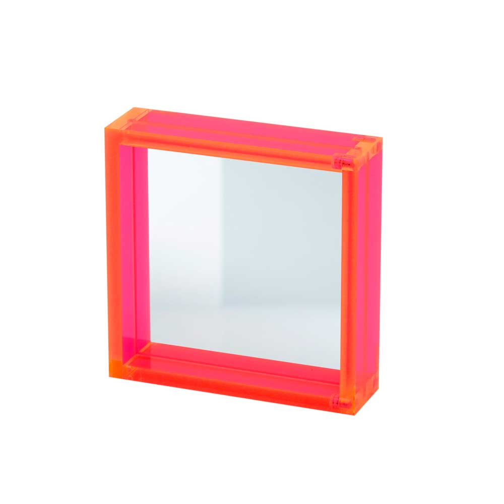 Tokio Acryl Bilderrahmen 10 x 10 neon orange - von Gift Company