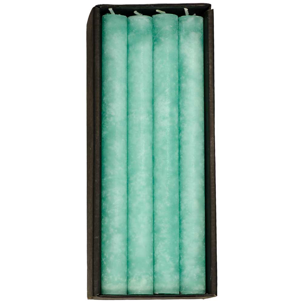 Schulthess Stabkerzen - Farbwelt Hemlock Green