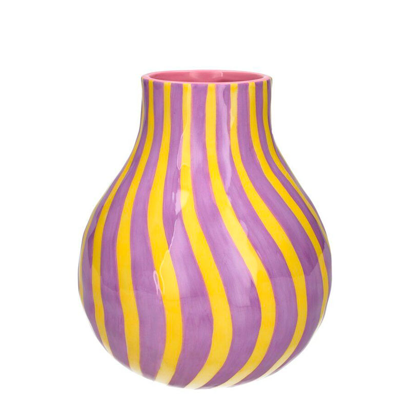 Blumenvase "Artisan" lila / gelb von Gift Company