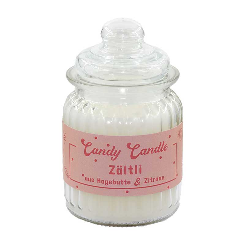 "Zältli " aus der Candy Candle Collection von Schulthess Kerzen 