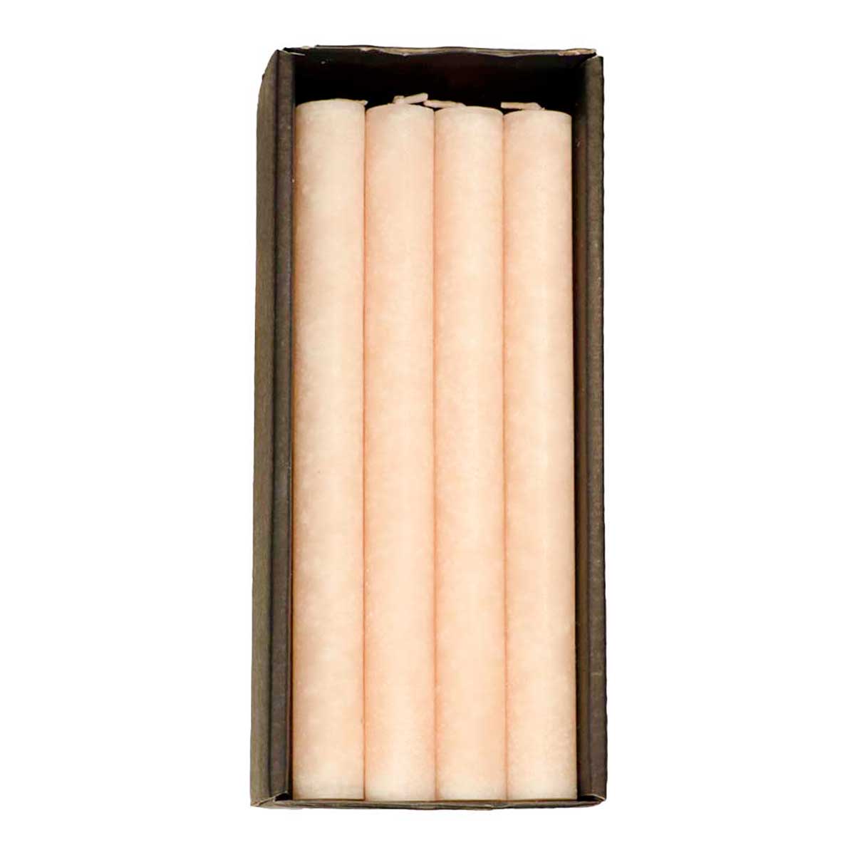 Schulthess Stabkerzen - Farbwelt Apricot hell