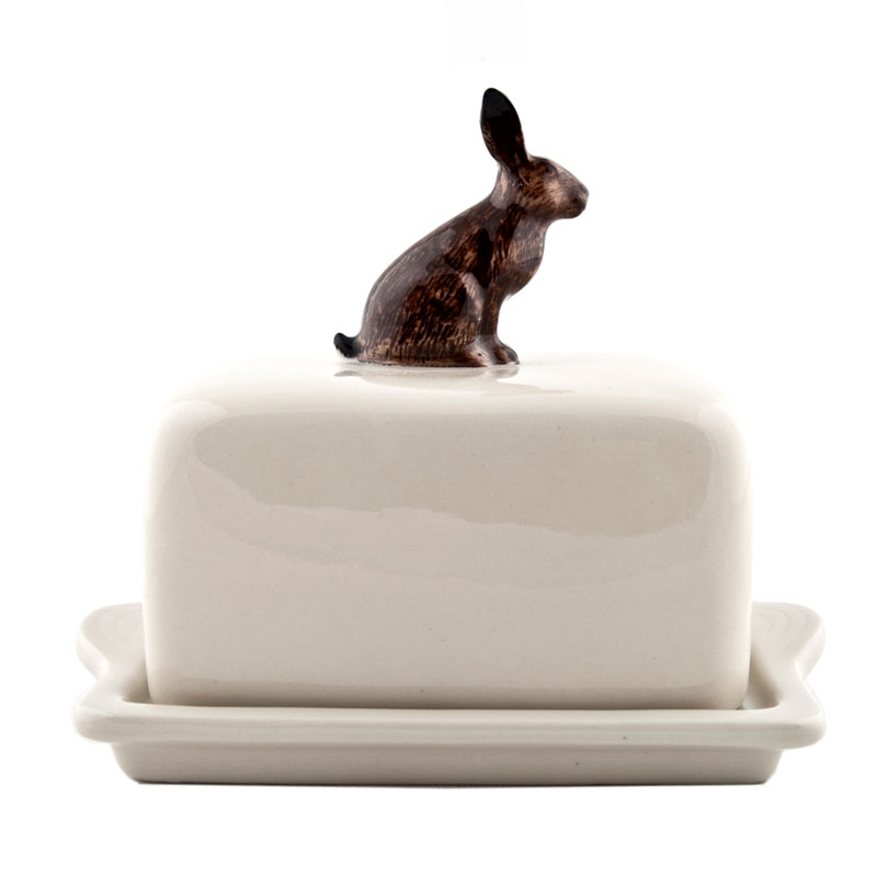 Butterdose  "Hase" - von Quail Ceramics 