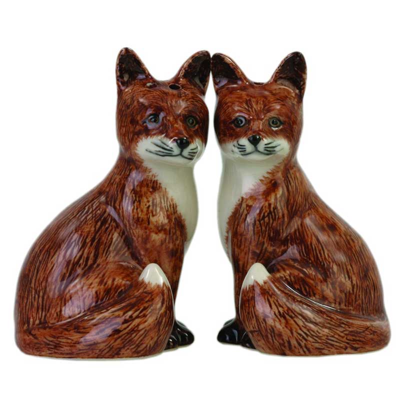 Fox  / Füchschen - die Salz und Pfeffer Streuer von Quail Ceramics