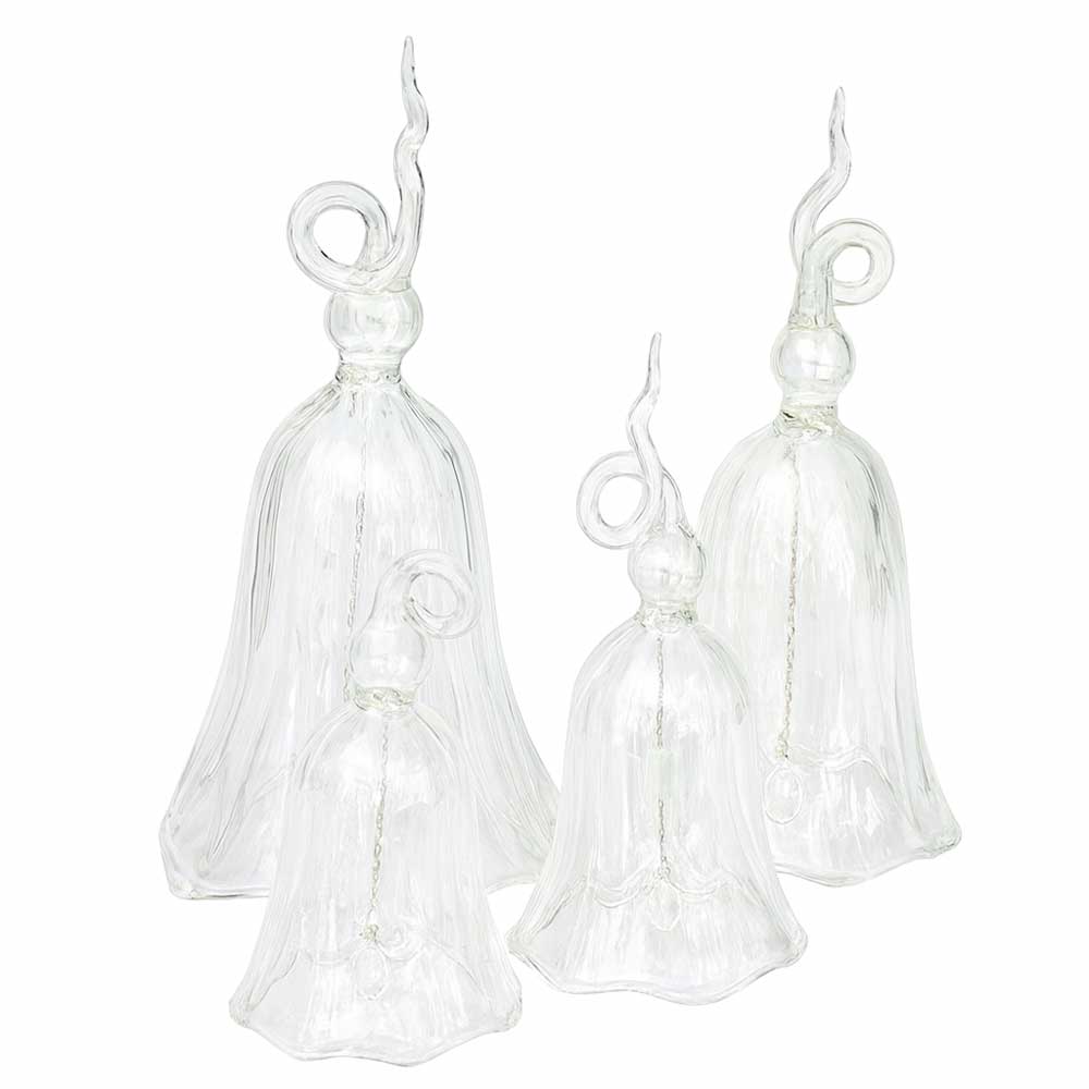 Weihnachtsglöckchen aus Glas in 4 Größen - von Des Pots
