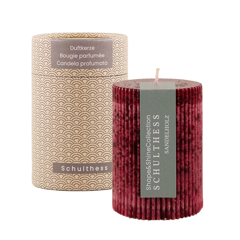 Sandelholz - die Shape & Shine Collection von Schulthess Duftkerzen