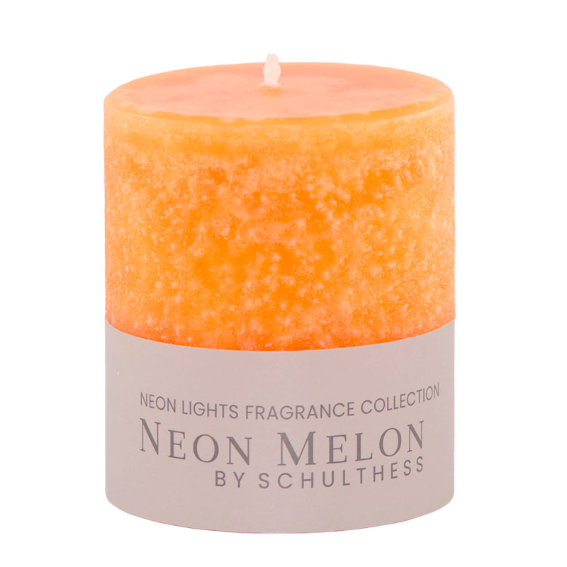 Schulthess Neon Kerzen - Duft Neon Melon