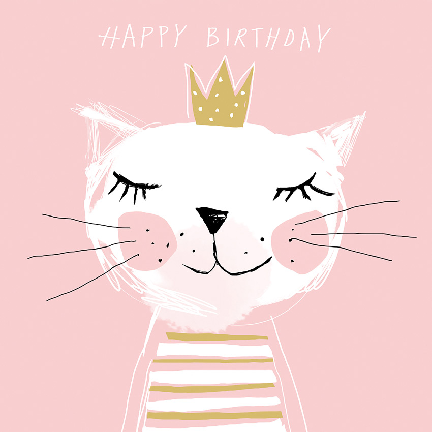  "Happy Birthday Princess ", große Papierservietten von PPD 
