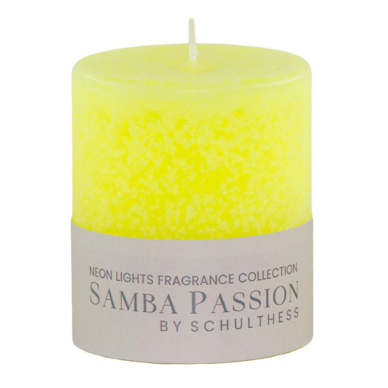 Schulthess Neon Kerzen - Duft Samba Passion