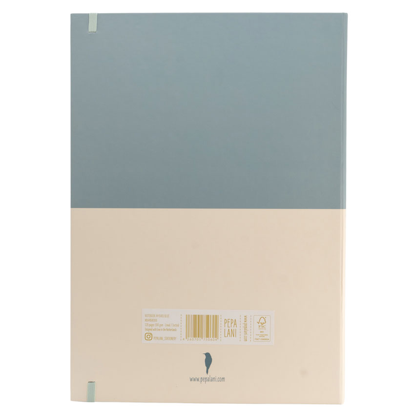 Notizbuch / Notebook "Time to think - Vogel blau", Format DIN A4 von Pepa Lani® 