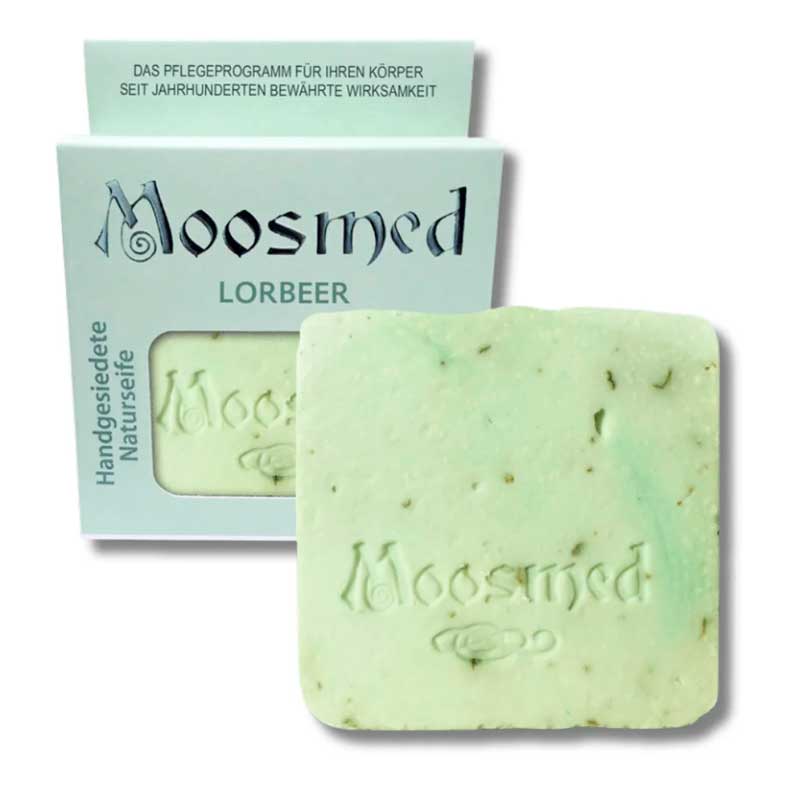 Lorbeer  - medizinische Naturseife von MOOSMED 