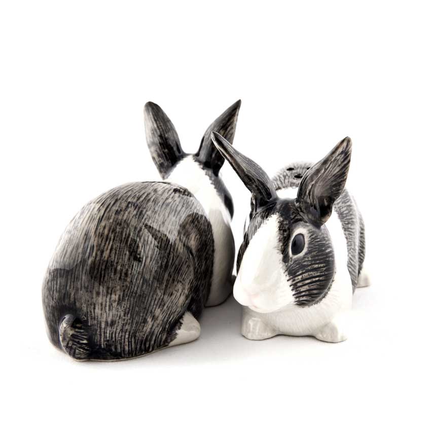 Dutch Rabbit - die Salz und Pfeffer Streuer von Quail Ceramics 
