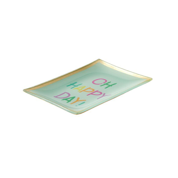 Love Plates - Glasteller "Oh happy day" von Gift Company 
