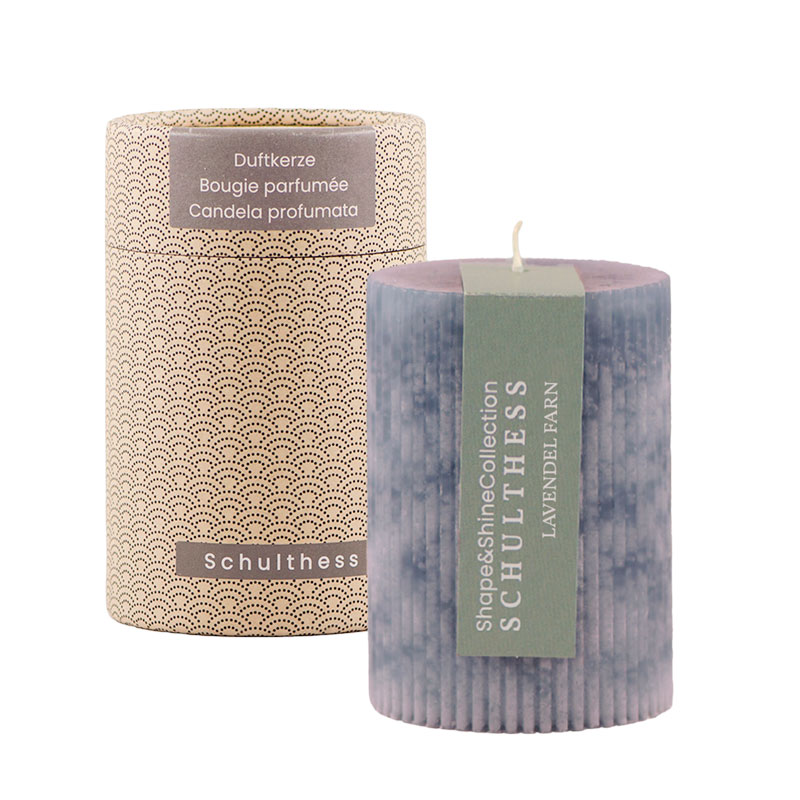 Lavendel & Farn - die Shape & Shine Collection von Schulthess Duftkerzen