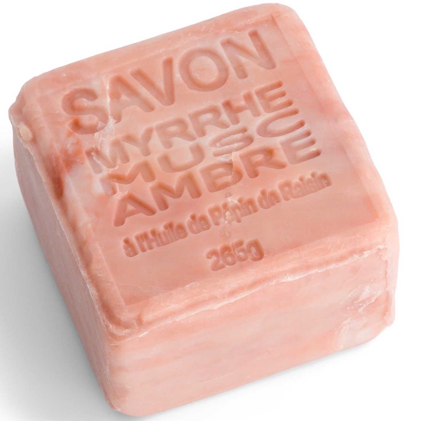 Savon cube Musc, Myrrhe, Ambre - von Maitre Savonitto