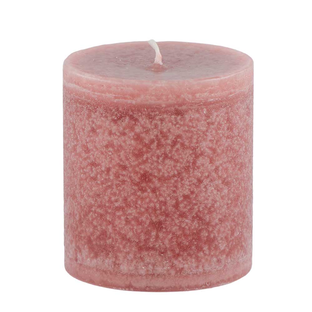 Schulthess Stumpenkerze ohne Duft - Farbe Rosenholz