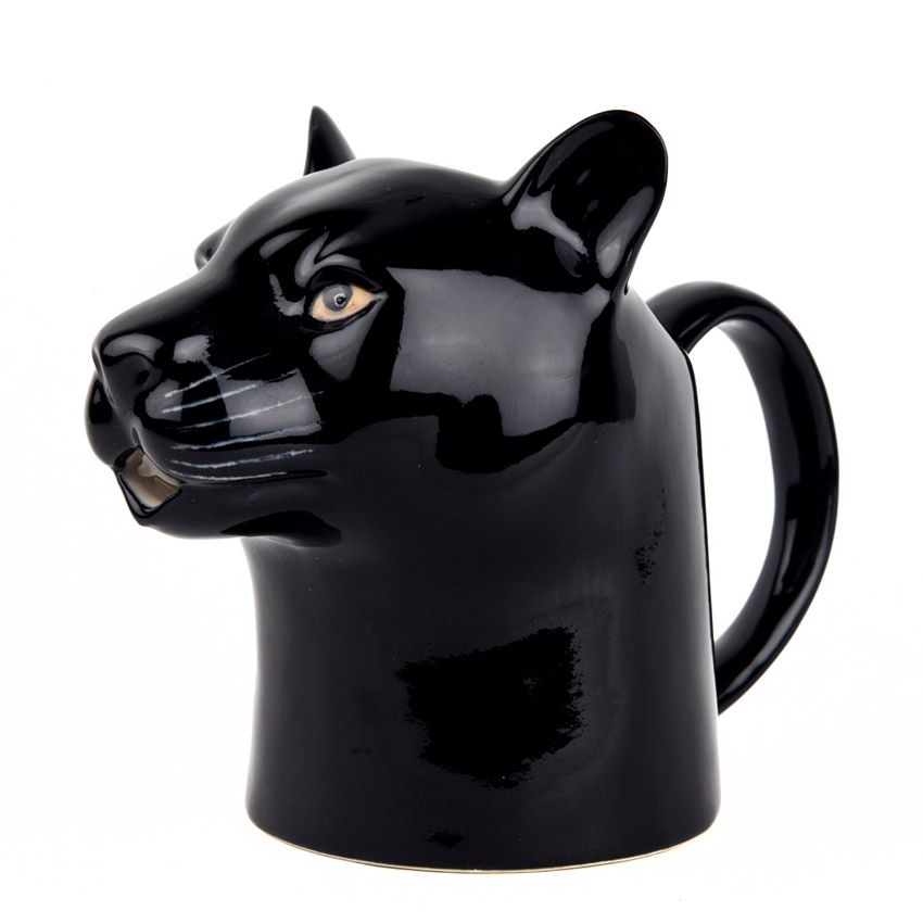 Quail Ceramics Jug - das große Panther - Kännchen 