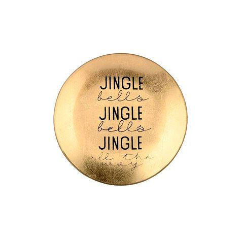 Love Plates - Glasteller "Jingle Bells" von Gift Company